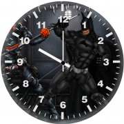 batman arkham origins deathstroke fanart en wall clock