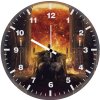 bat throne jc wall clock