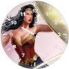 wonder woman in action 2v wall clock