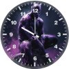 black panther fierce elegance rc wall clock
