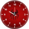 spiderman logo background vv wall clock