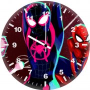 spider verse anyone can wear the mask 84 wall clock