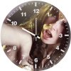 ww cosplay girl cd wall clock