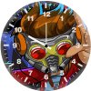 star lord cool artwork cc wall clock