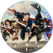 justice league superheroes art 31 wall clock