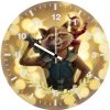 rocket raccoon andd baby groot lq wall clock