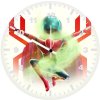 spiderman and mysterio art cy wall clock