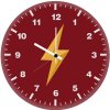 flash logo art gs wall clock