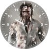 logan metal claws vm wall clock