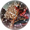spider man looking to queens uy wall clock