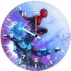 spider man meets blue beetle db wall clock