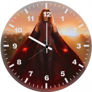 scarlet witch enigmatic power 0n wall clock