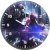 iron man sitting on throne lu wall clock