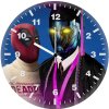 deadpool and blue beetle a multiverse mashup go wall clock