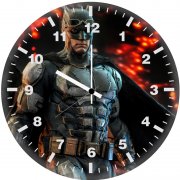 batfleck in justice league w3 wall clock