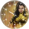 wonder woman 1984 fan art qe wall clock