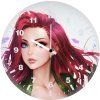 mera cartoony art nn wall clock