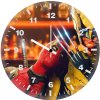 deadpool vs wolverine showdown jg wall clock