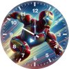 tony stark as a hero ht wall clock