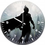 batman black cape artwork w7 wall clock