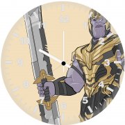 thanos avengers endgame artwork fv wall clock