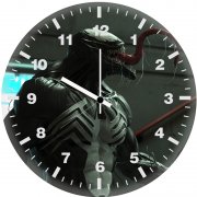 venom digital artwork sx wall clock
