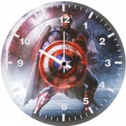 captain america pioneer of the brave new world xy wall clock