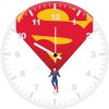 superman man of steel yf wall clock