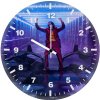 joker dancing on dmc delorean q0 wall clock