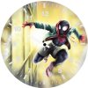 spiderman passing by yr wall clock