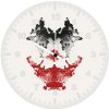 joker face artwork qm wall clock