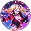 harley quinn with base bat fan art 68 wall clock