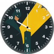 batman gotham bat signal gs wall clock