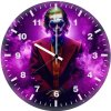 joker pink background u8 wall clock