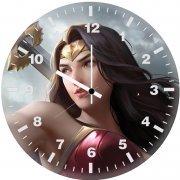 4kwonder woman 4n wall clock