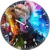 harley quinn x cyberpunk he wall clock