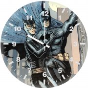 batman and catwoman hf wall clock