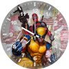 deadpool and wolverine dual power a5 wall clock