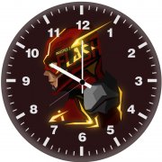 flash glowing minimal er wall clock