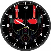 ant man mask minimalism nc wall clock