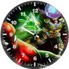 spiderman and mysterio artwork 7q wall clock