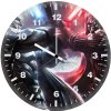 batman vs darth vader wd wall clock