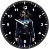 lady captain america rage lo wall clock