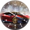 lamborghini huracan wonder woman wide wall clock