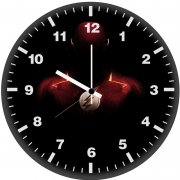 flash artwork o6 wall clock