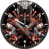 black panther soaring sl wall clock