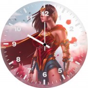 wonder woman amazonian power unleashed ye wall clock