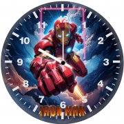 iron man man of tomorrow d4 wall clock