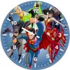 justice league artwork 3x wall clock