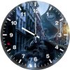 batman on batcycle jz wall clock